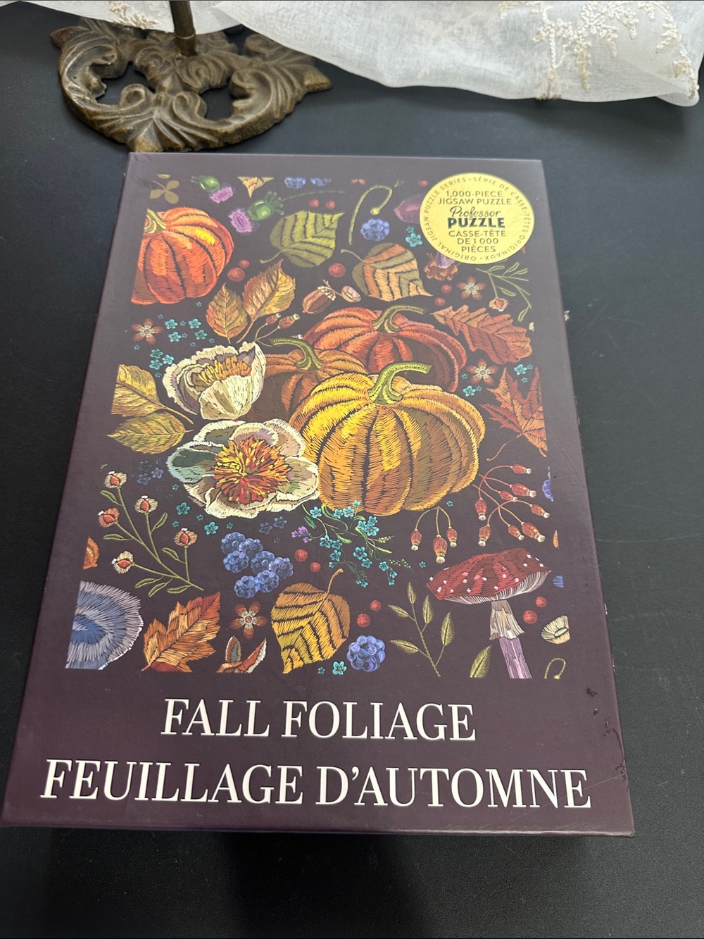 Professor puzzles fall foliage 1000 piece jigsaw puzzle